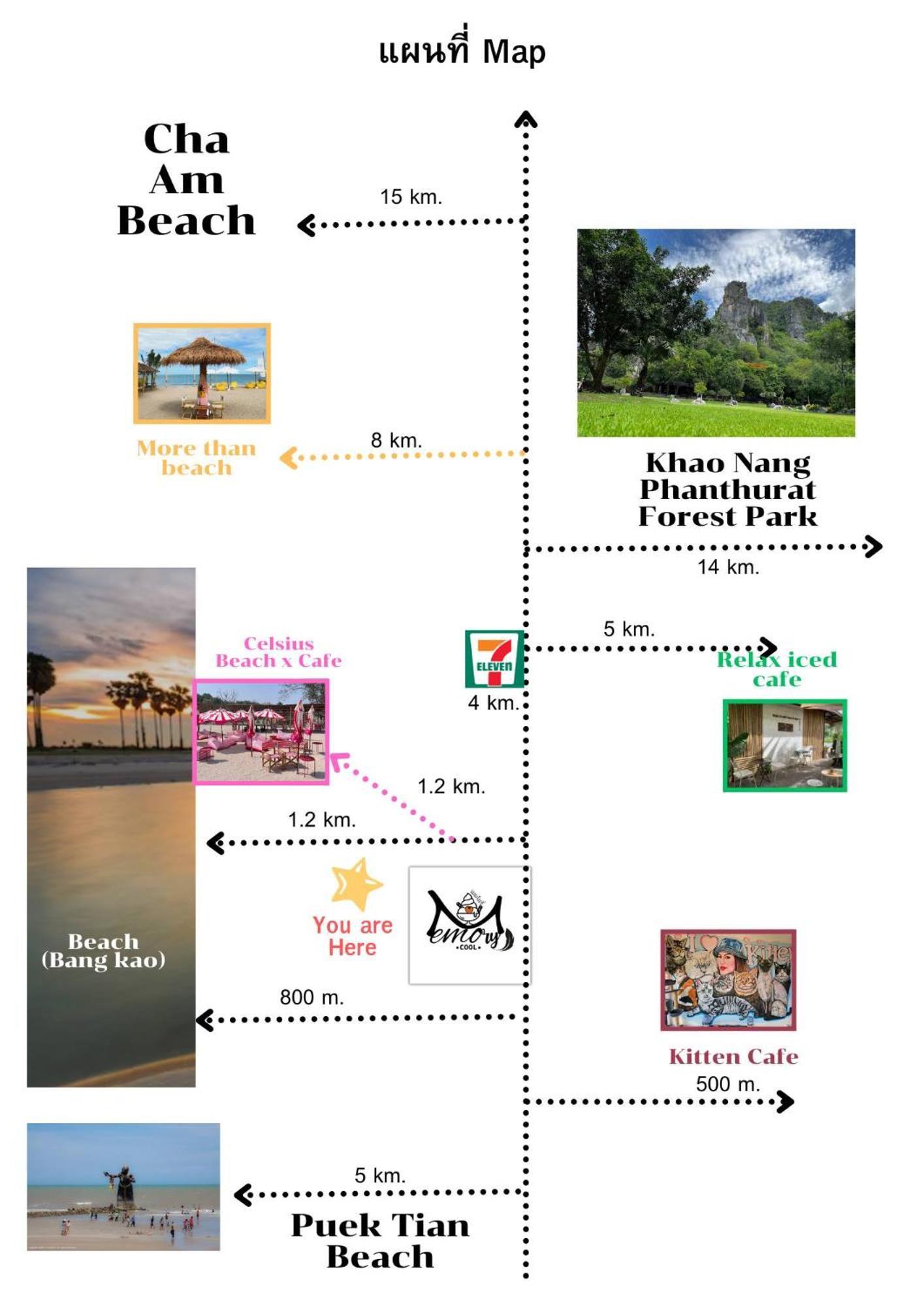 บ้านพักตากอากาศขนาดเล็ก ห่างชายหาดบางเก่า 800 เมตร #Cottage Ban Bo Yai Exteriér fotografie
